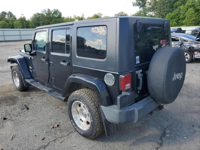 1J4GA59177L212790 - 2007 JEEP WRANGLER SAHARA BLACK photo 2