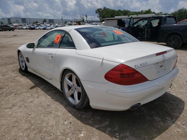 WDBSK75F04F084721 - 2004 MERCEDES-BENZ SL 500 WHITE photo 2