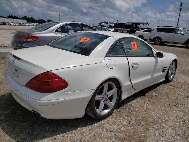 WDBSK75F04F084721 - 2004 MERCEDES-BENZ SL 500 WHITE photo 3