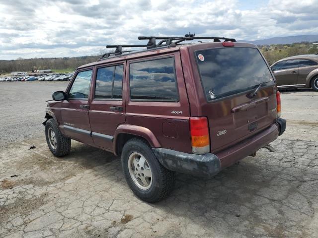 1J4FF48S1YL154436 - 2000 JEEP CHEROKEE SPORT MAROON photo 2