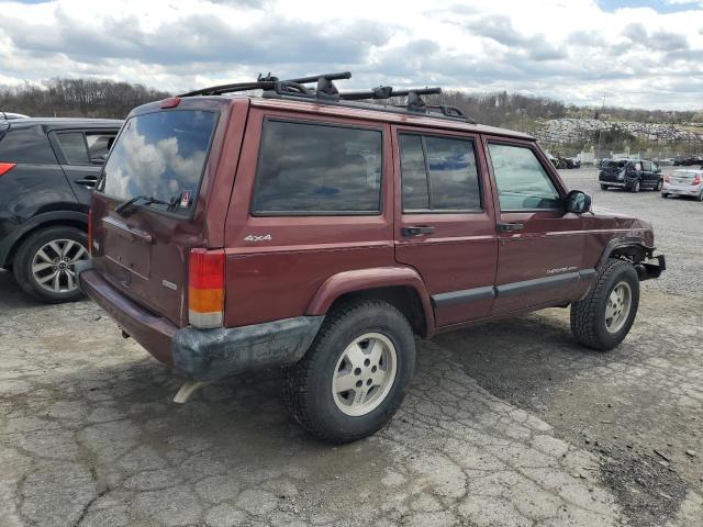 1J4FF48S1YL154436 - 2000 JEEP CHEROKEE SPORT MAROON photo 3