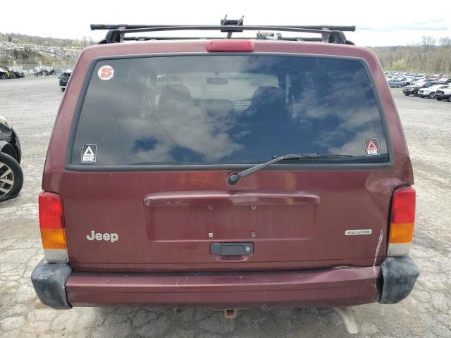 1J4FF48S1YL154436 - 2000 JEEP CHEROKEE SPORT MAROON photo 6