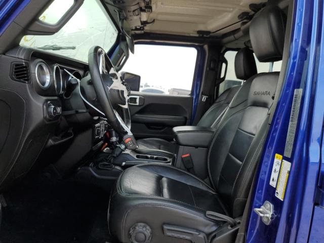 1C4HJXEN3JW176648 - 2018 JEEP WRANGLER U SAHARA BLUE photo 7