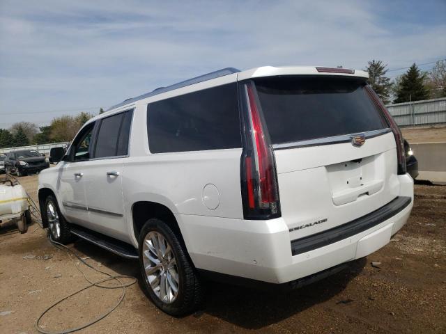 1GYS4HKJ9LR304259 - 2020 CADILLAC ESCALADE ESV LUXURY WHITE photo 2