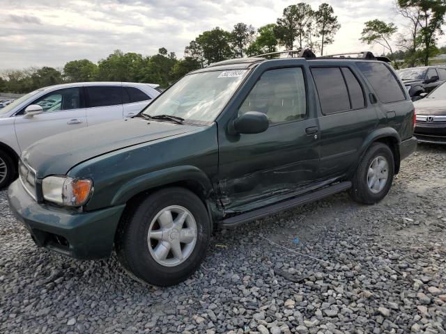 JN8DR09X01W570736 - 2001 NISSAN PATHFINDER LE GREEN photo 1