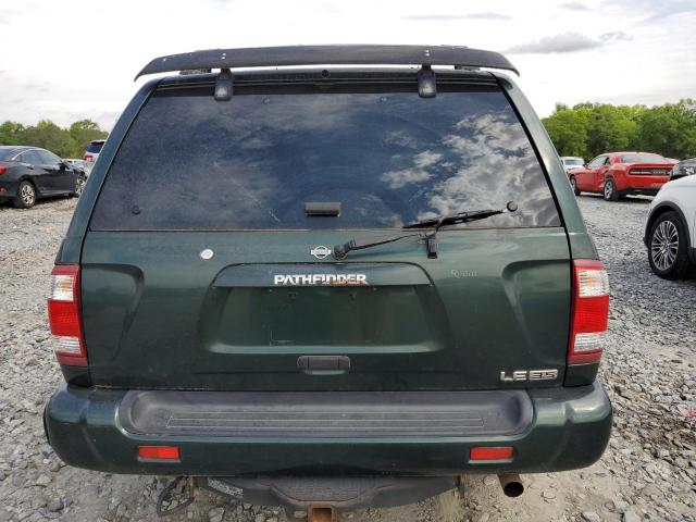 JN8DR09X01W570736 - 2001 NISSAN PATHFINDER LE GREEN photo 6