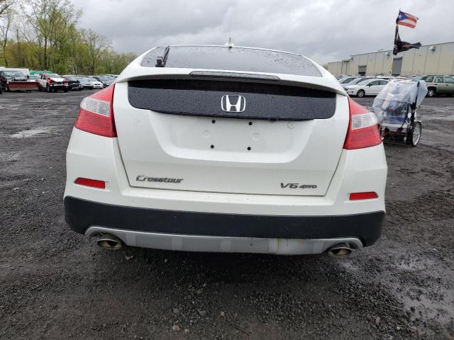 5J6TF2H54DL002632 - 2013 HONDA CROSSTOUR EXL თეთრი ფოტო 6