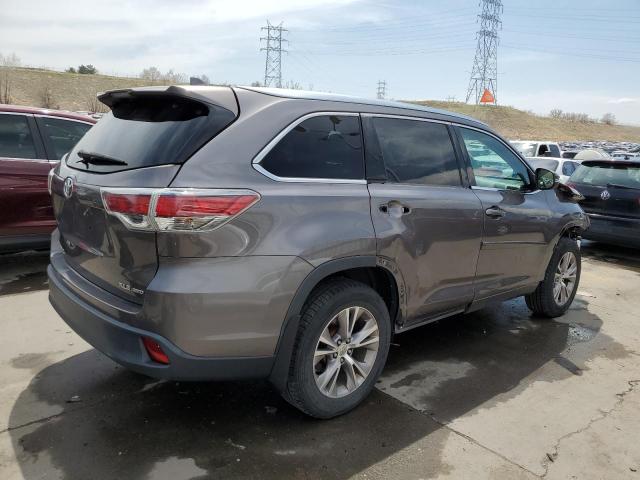 5TDJKRFH8ES035907 - 2014 TOYOTA HIGHLANDER XLE Grafit foto 3