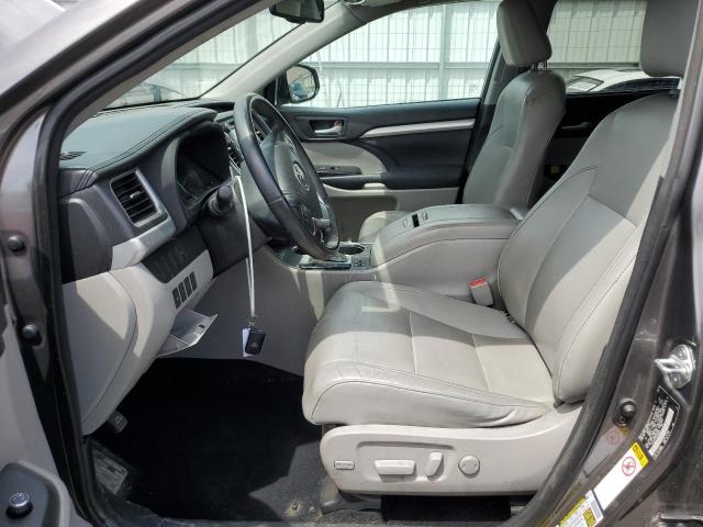 5TDJKRFH8ES035907 - 2014 TOYOTA HIGHLANDER XLE Grafit foto 7