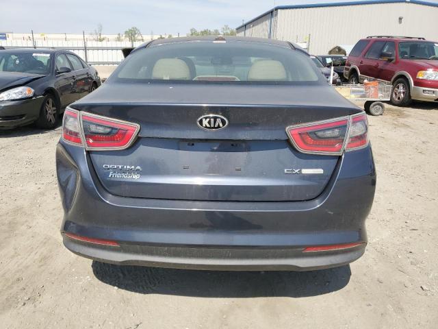 KNAGN4AD0F5089392 - 2015 KIA OPTIMA HYBRID CHARCOAL photo 6