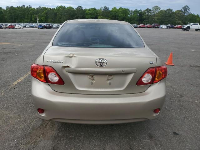 2T1BU4EE8AC272862 - 2010 TOYOTA COROLLA BASE GOLD photo 6