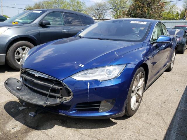 5YJSA1E28FF118961 - 2015 TESLA MODEL S Mavi foto 1