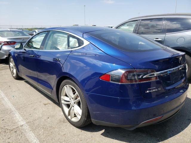 5YJSA1E28FF118961 - 2015 TESLA MODEL S Mavi foto 2
