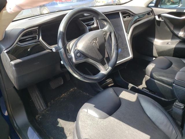 5YJSA1E28FF118961 - 2015 TESLA MODEL S Mavi foto 8