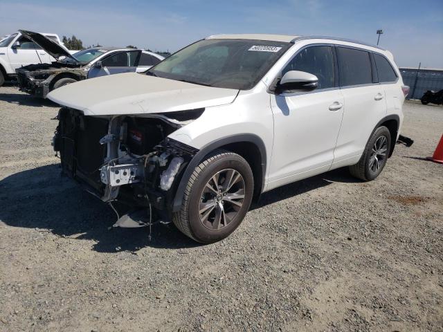 5TDJKRFH7GS290602 - 2016 TOYOTA HIGHLANDER XLE 白色 照片 1