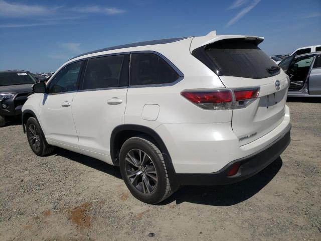 5TDJKRFH7GS290602 - 2016 TOYOTA HIGHLANDER XLE 白色 照片 2