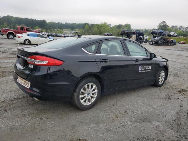 3FA6P0G71HR259686 - 2017 FORD FUSION S BLACK photo 3