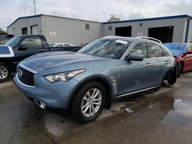 JN8CS1MW7HM416048 - 2017 INFINITI QX70 BLUE photo 1