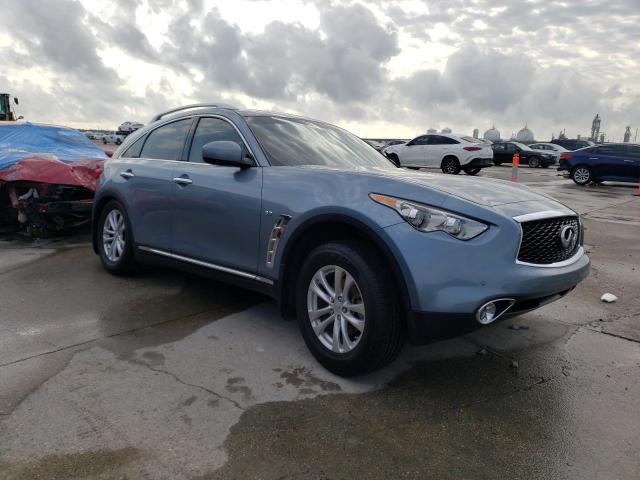 JN8CS1MW7HM416048 - 2017 INFINITI QX70 BLUE photo 4