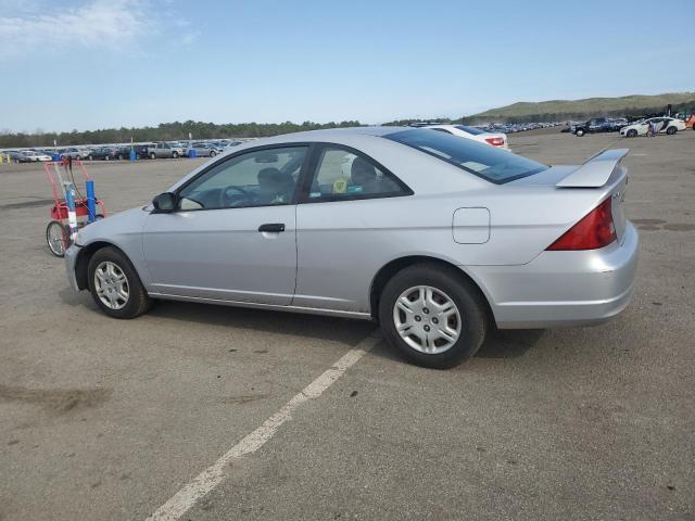 1HGEM22531L043747 - 2001 HONDA CIVIC LX SILVER photo 2