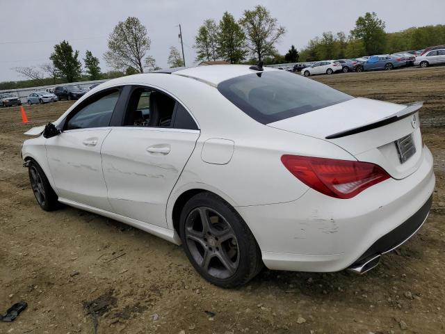 WDDSJ4GB0EN082655 - 2014 MERCEDES-BENZ CLA 250 4MATIC WHITE photo 2