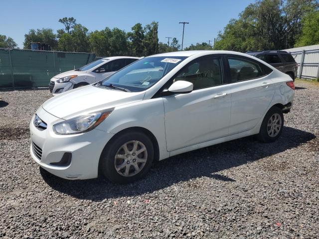 KMHCT4AE2EU720711 - 2014 HYUNDAI ACCENT GLS WHITE photo 1