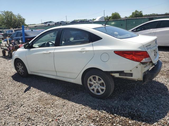 KMHCT4AE2EU720711 - 2014 HYUNDAI ACCENT GLS WHITE photo 2