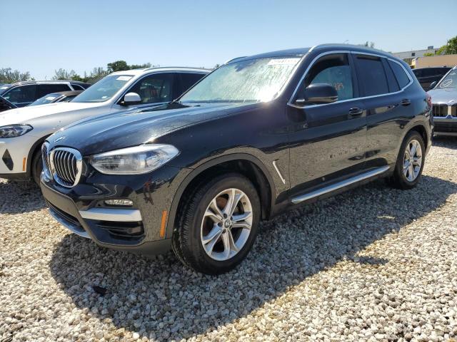 5UXTY5C03M9H98933 - 2021 BMW X3 XDRIVE30I BLACK photo 1