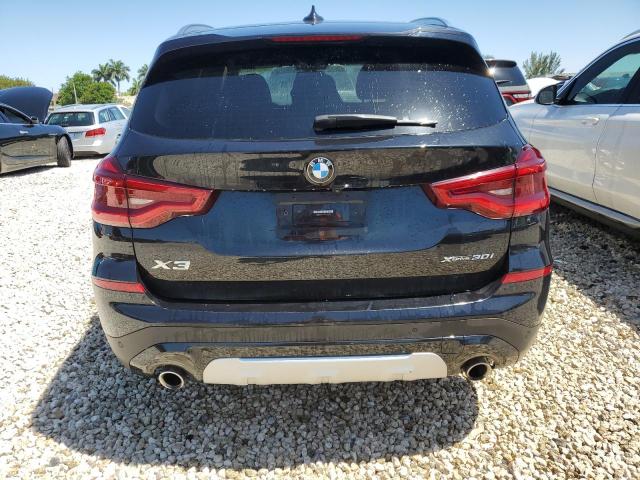 5UXTY5C03M9H98933 - 2021 BMW X3 XDRIVE30I BLACK photo 6