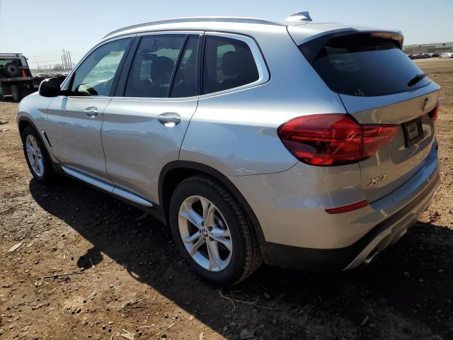 5UXTR7C57KLF37485 - 2019 BMW X3 SDRIVE30I SILVER photo 2