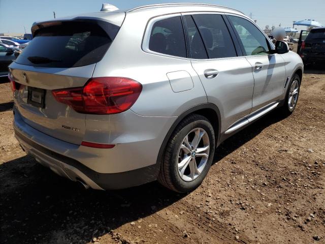5UXTR7C57KLF37485 - 2019 BMW X3 SDRIVE30I SILVER photo 3