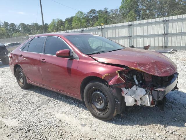 4T1BF1FK4GU551276 - 2016 TOYOTA CAMRY LE RED photo 4