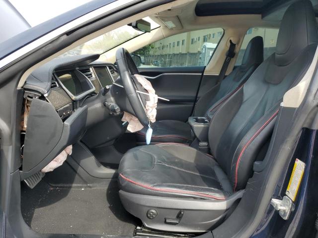5YJSA1DP8DFP21306 - 2013 TESLA MODEL S 蓝色 照片 7