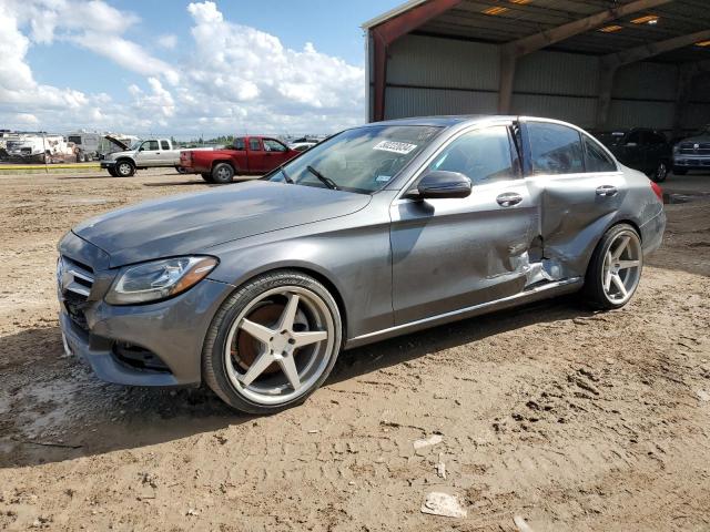 55SWF4JB3JU242105 - 2018 MERCEDES-BENZ C 300 GRAY photo 1