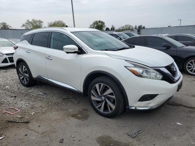 5N1AZ2MH9FN203420 - 2015 NISSAN MURANO S WHITE photo 4