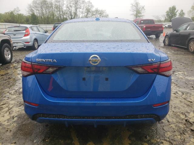 3N1AB8CV2NY315533 - 2022 NISSAN SENTRA SV BLUE photo 6