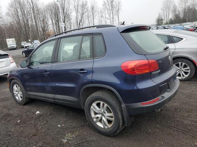 WVGBV7AX9GW579250 - 2016 VOLKSWAGEN TIGUAN S BLUE photo 2