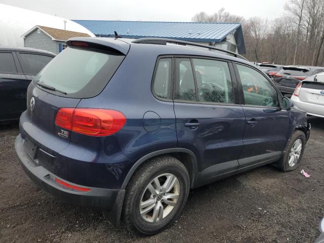 WVGBV7AX9GW579250 - 2016 VOLKSWAGEN TIGUAN S BLUE photo 3