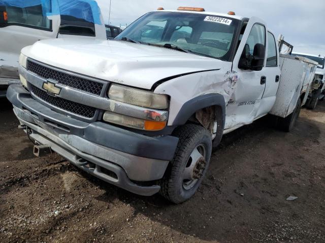 1GBJK33161F185131 - 2001 CHEVROLET SILVERADO K3500 WHITE photo 1