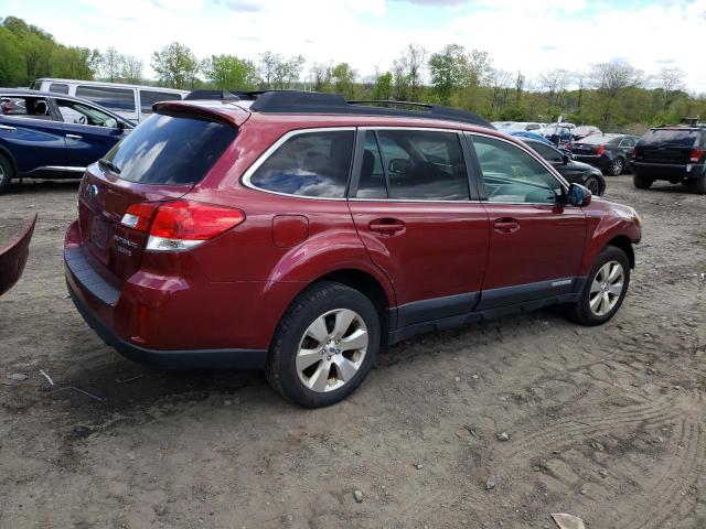 4S4BRDKC5C2255518 - 2012 SUBARU OUTBACK 3.6R LIMITED RED photo 3