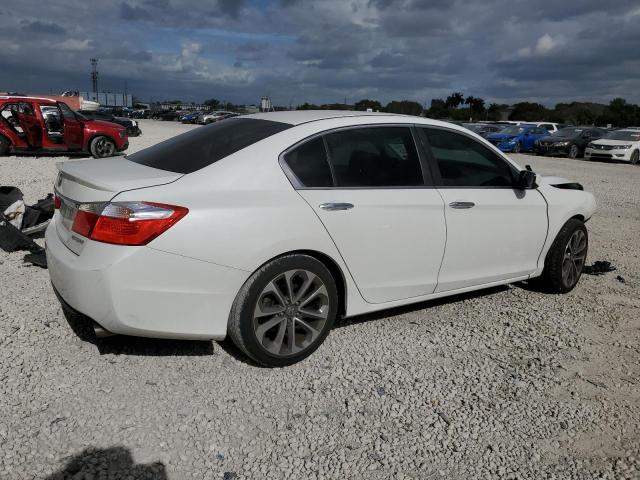 1HGCR2F59DA253420 - 2013 HONDA ACCORD SPORT WHITE photo 3