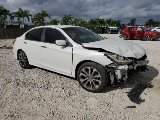 1HGCR2F59DA253420 - 2013 HONDA ACCORD SPORT WHITE photo 4