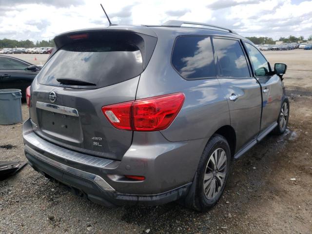 5N1DR2MM1HC651191 - 2017 NISSAN PATHFINDER S GRAY photo 4