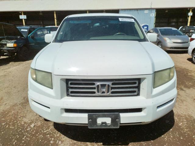 2HJYK16567H514779 - 2007 HONDA RIDGELINE RTL WHITE photo 5