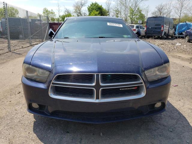 2C3CDXCT8EH134939 - 2014 DODGE CHARGER R/T BLUE photo 5