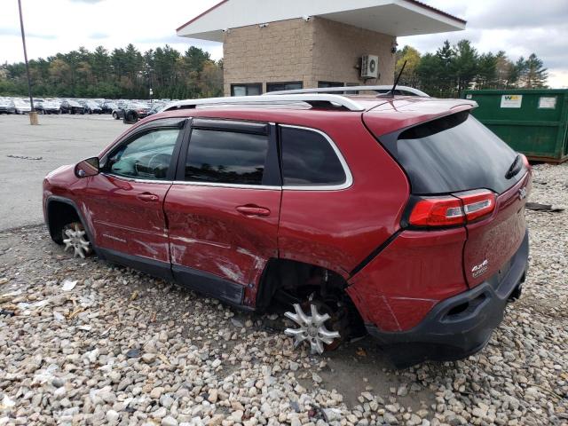 1C4PJMCS8FW528312 - 2015 JEEP CHEROKEE LATITUDE RED photo 2