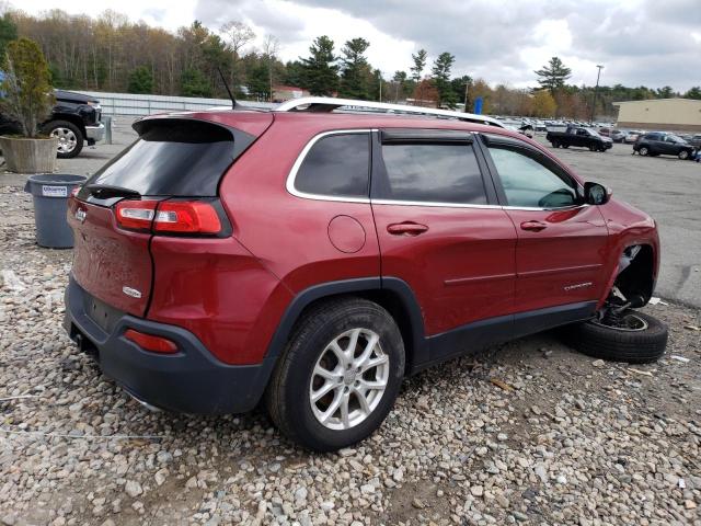 1C4PJMCS8FW528312 - 2015 JEEP CHEROKEE LATITUDE RED photo 3