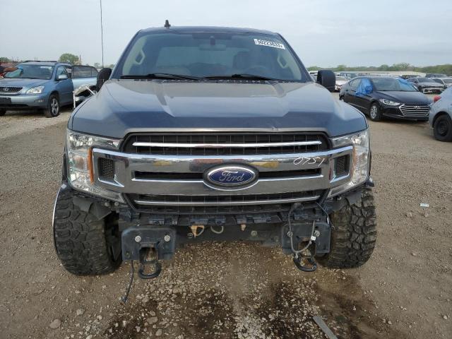 1FTEX1EB1KKC25553 - 2019 FORD F150 SUPER CAB GRAY photo 5