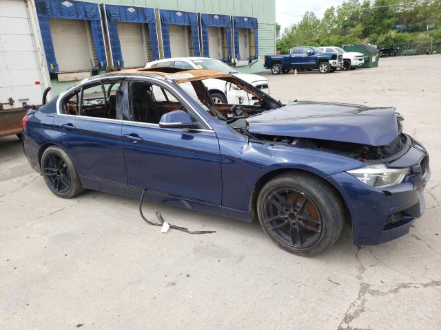 WBA8D9G59HNU59715 - 2017 BMW 330 XI BLUE photo 4