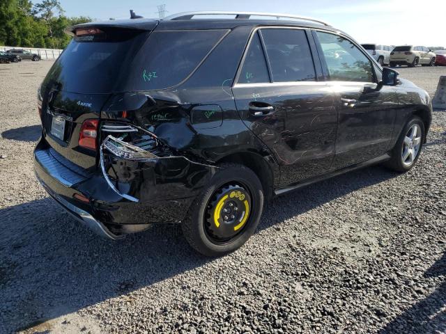 4JGDA5HB7EA334251 - 2014 MERCEDES-BENZ ML 350 4MATIC BLACK photo 3